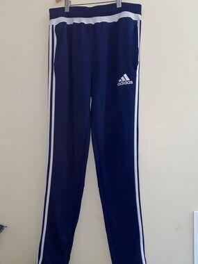Dark Blue Adidas Track Pants